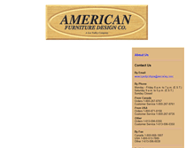 Tablet Screenshot of americanfurnituredsgn.com
